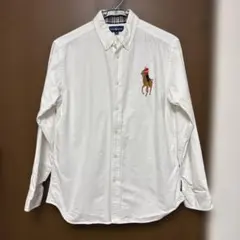 Ralph Lauren オックスフォード ボタンダウン長袖シャツ 160