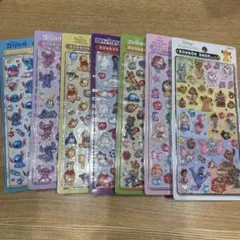 ボンボンドロップシール　ディズニー7種セット