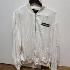 Stüssy ホワイト ジップアップ ブルゾンのサムネイル