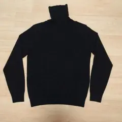 ユニクロ タートルネックセーター ブラック Sサイズ