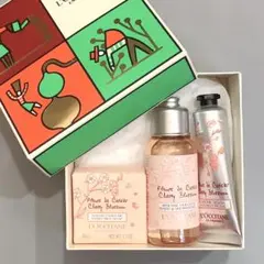 新品ロクシタン チェリーブロッサム ハンドクリーム シャワージェル 石鹸 セット