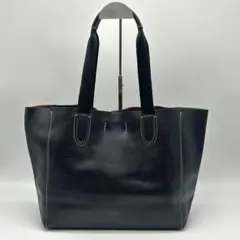 コーチ トートバッグ ダービー レザー A4収納可 ブラック COACH 黒のサムネイル