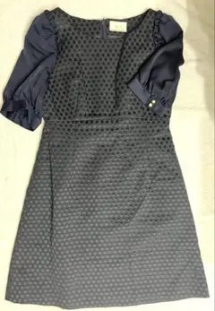 お正月特別値下★美品★ef-de 半袖ワンピース セミフォーマル 9号 説明会