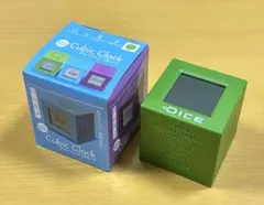 Cubic Clock キュービッククロック　緑　グリーン