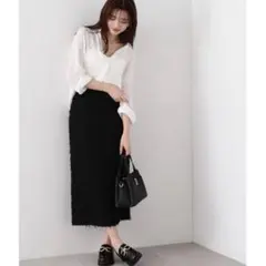 新品未使用　プロポーション ボディドレッシング カットジャガードタイトスカート