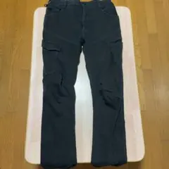 ワークマン 4D 冷感 アイス パンツ S ブラック ストレッチ ズボン デニム