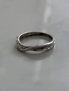 ヴィンテージ たたき シルバー リング SILVER ボコボコ - メルカリ