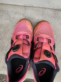 ASICS ピンク 安全靴 ダイヤル式 BOA 25.5cm 限定品 - メルカリ