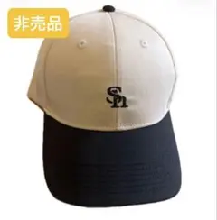 ソフトバンクホークス B-Union コラボ キャップ　ベージュ×ブラック