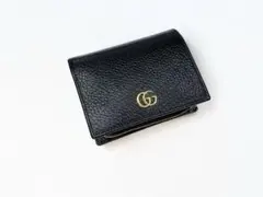 美品　GUCCI 二つ折り財布 L字GG マーモントレザーのサムネイル
