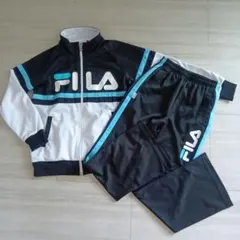 もちゃまんさま専用【美品】FILAフィラ　 ジャージ上下　 ブラック/ホワイト