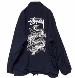 STUSSY ドラゴンコーチジャケット STUSSY/ステューシー ドラゴンプリント ナイロン コーチ