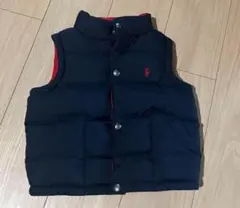 Polo by Ralph Lauren ダウンベスト 3T ネイビー レッド
