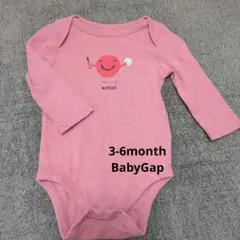 3-6m　BabyGap　長袖ロンパース