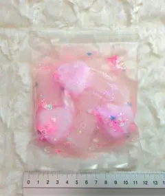 ストレス袋　パキパキハート　ナタデココ　No.4