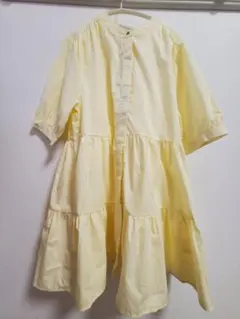 ティアードチュニック　イエロー