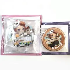 鬼滅の刃 ufotable Cafe TO GO 岡山 アクスタ 缶バッジ 錆兎 - メルカリ