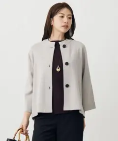 【J.PRESS】VIGODA ニット ポンチョ ジャケット