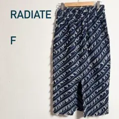 RADIATE⭐︎ラディエイト⭐︎デニムフリンジスカート⭐︎ウエストゴム