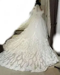 ウェディングベール ロング ホワイト