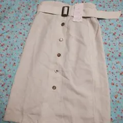 新品タグ付き【MAJESTIC LEGON ボタン ベルト スカート】