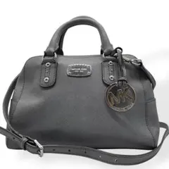 美品　MICHAEL KORS 2way ハンドバッグ　ショルダーバッグ　グレー