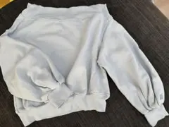 snidel スウェット オフショル サックス