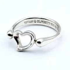 2026年最新】TIFFANYシルバー925オープンハートリング10号の人気