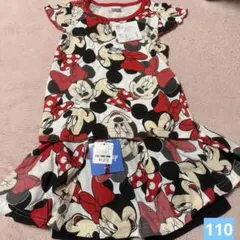 女の子　まとめ売り　110 ディズニー　ミニーちゃん　総柄　セットアップ