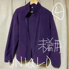 紫　フリースジップアップJacket　L