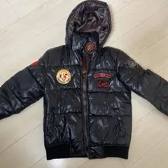 00s y2k ファー ワッペン 中綿ダウンジャケット 平成ギャル お兄系 
