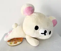 コリラックマ　ぬいぐるみ　寝そべり　ポーズぬいぐるみ　タグ付き
