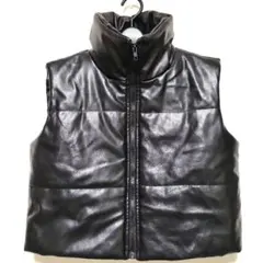 美品❣️シーイン ブラック 黒ベスト【S】ユニセックス 人気 輸入古着 希少のサムネイル