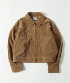 スタッズ ブラウン ウエスタンジャケット who's who gallery