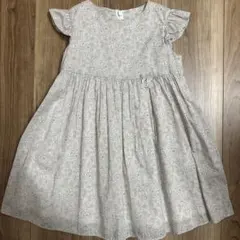 タルティーヌエショコラ リバティ 花柄 半袖ワンピース 100cm 春夏