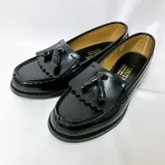 【極美品】HARUTA 23.0cm タッセルローファー 黒 フリンジ EE