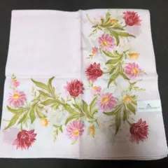 【Royal Copenhagen】大判・ 花柄ハンカチ