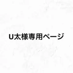 U太様専用ページ