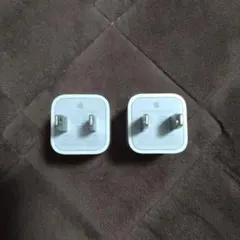 Apple 電源アダプター 2個セット ホワイト