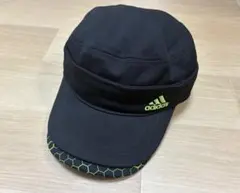 アディダス ゴルフ 2WAY ワークキャップ サンバイザー 黒57-59cm