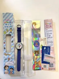 キッダス　Kiddus キッズウォッチ　楽しく学べる　知育腕時計　ブルー