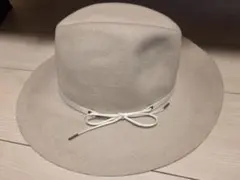 【新品同様】CA4LA ウールハット ホワイトベージュ