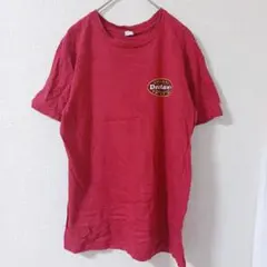 アンビル Tシャツ クルーネック 半袖 ロゴ S 赤 綿 お出かけのサムネイル