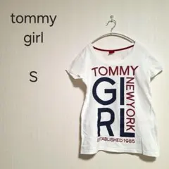 1108＊トミーガール TOMMY GIRL ホワイト Tシャツ Sのサムネイル