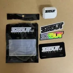 SKOUT frame shieldsフレームシールド ホワイト typeS 小