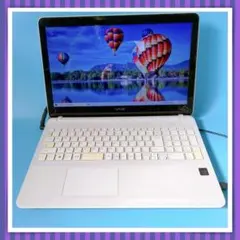 新品SSD爆速⭐カメラ付⭐VAIO✅設定済ですぐに使える✅白ノートパソコン✅訳有のサムネイル