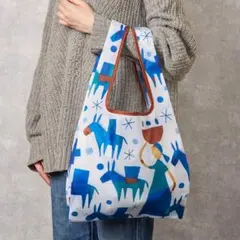 【2026 KALDI エコバッグ ブルー】