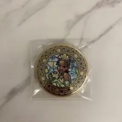新品　ディズニー　プリンセス　ティアナ　缶バッチ　24金
