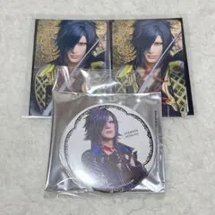 刀ミュ 大典太光世 乱舞博覧会ふぉとカード・祝玖寿缶バッジ