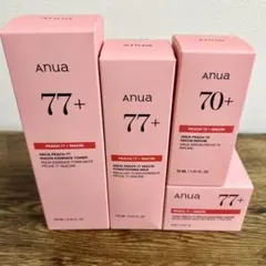 【新品】Anua アヌア 桃 4点セット 化粧水 美容液 乳液 クリーム